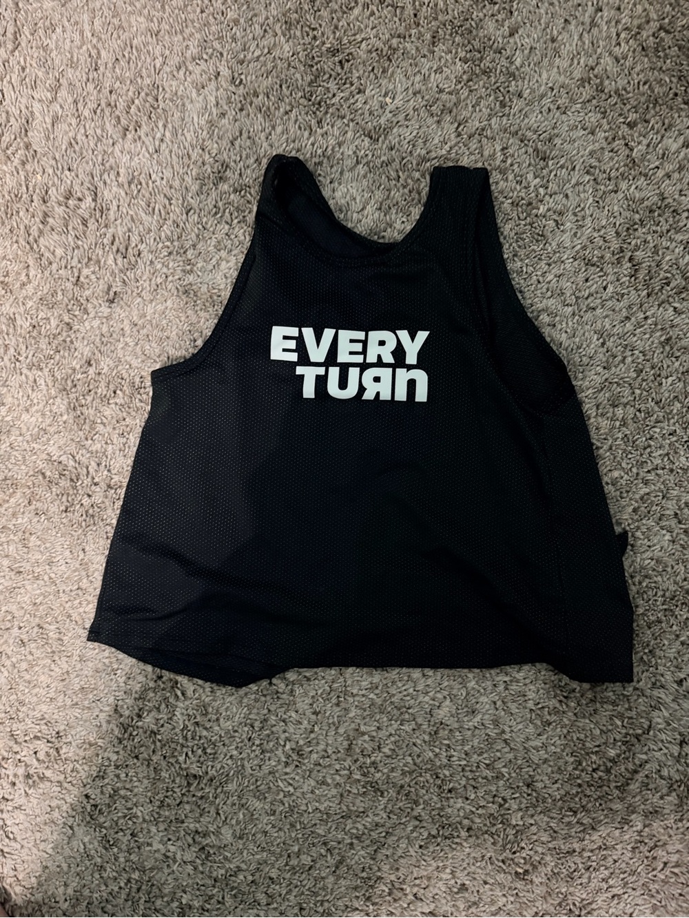 EVERY TURN Black Women's Athletic Tank Top